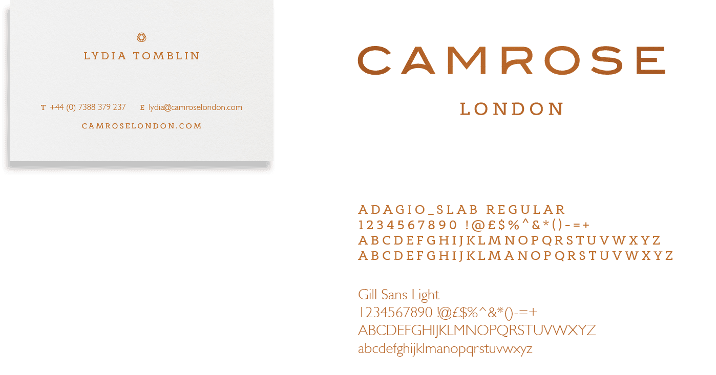 WEARECAPRI portfolio Camrose: Camrose Identity D1detas