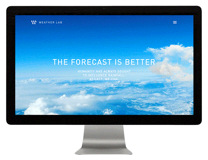 WEARECAPRI portfolio weather lab: website